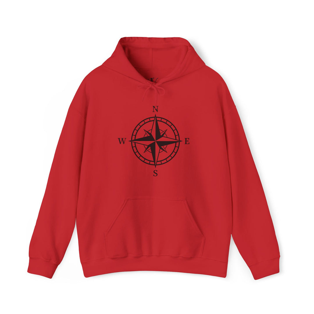 "Explore the World" Adventure Hoodie Hoodie Printify Red S