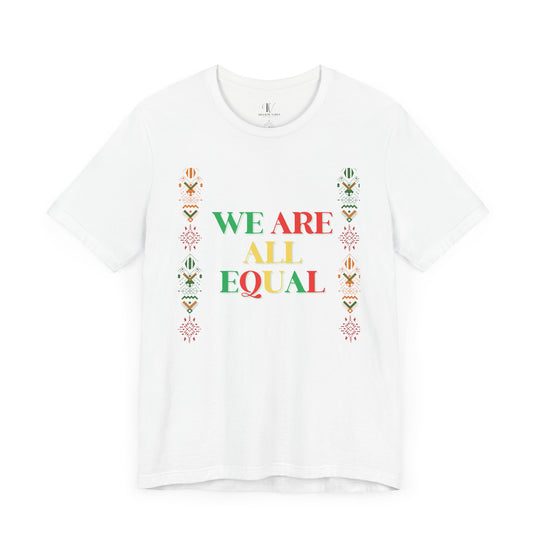 Equality Graphic Tee T-Shirt Printify White XS