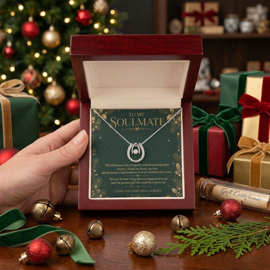 To My Soulmate – Christmas Alluring Beauty Dancing Stone Necklace