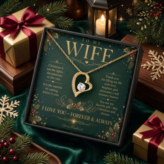 To My Wife – Christmas Forever Love Necklace
