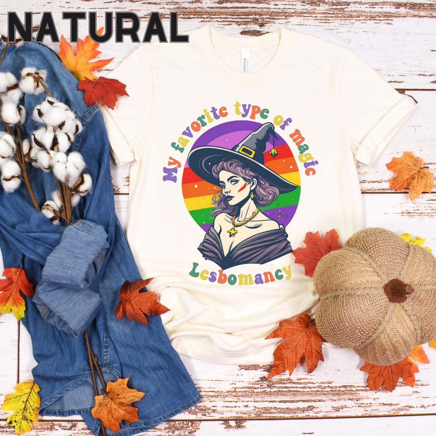 Halloween LGBT T-Shirt | Gay Witch Shirt - Spooky and Proud Tee - LGBT Halloween Shirt - Lesbian Halloween T-Shirt   