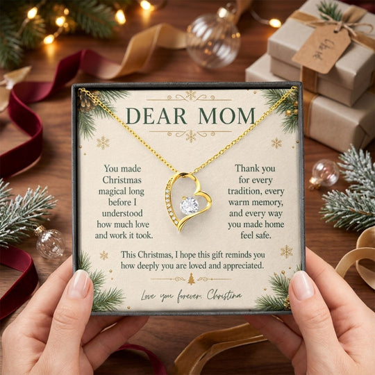 Dear Mom – Christmas Forever Love Necklace