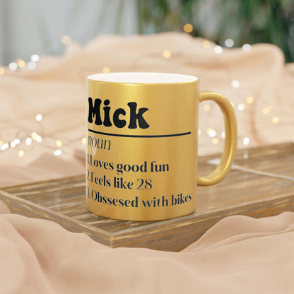 Personalized Name Definition Mug - Golden or Silver Gifts Ideas - Presents 11oz Mug   