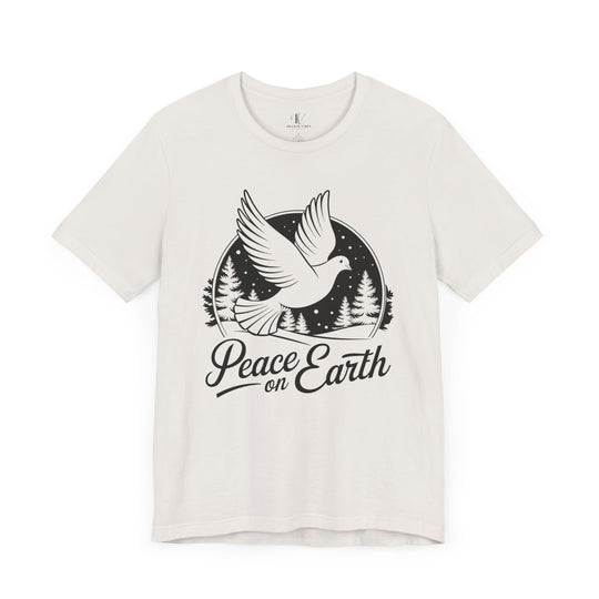 Peace on Earth Unisex Tee - Dove