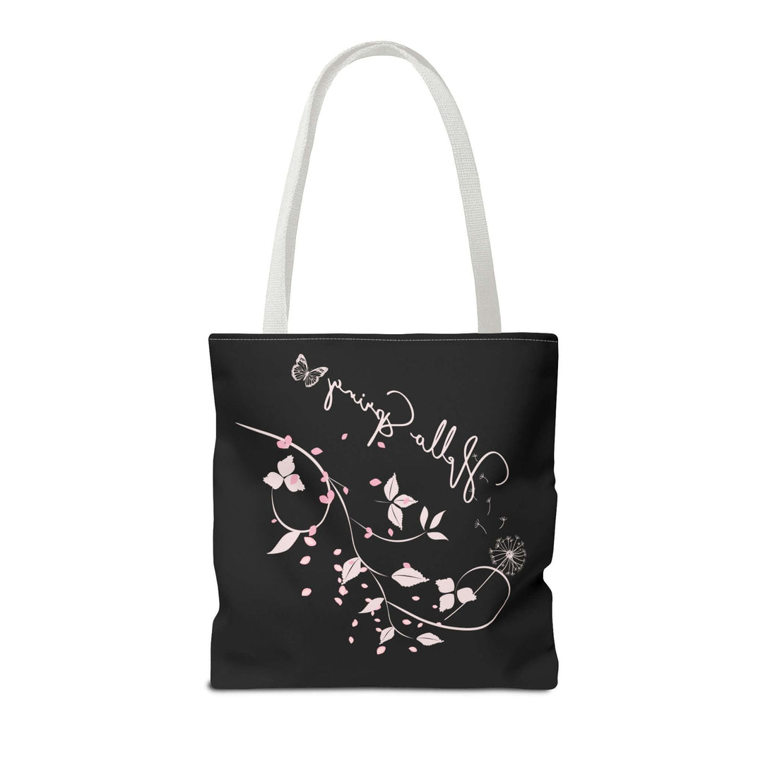 Spring Floral Tote Bag - Hello Spring Bags Printify