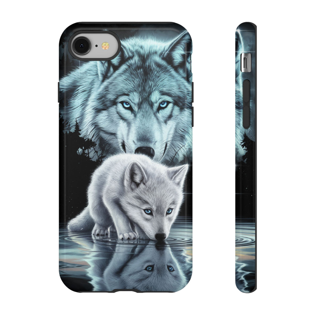 Wolf Tough Cases - Mystical Starry Night Dark Academia Phone Case Printify