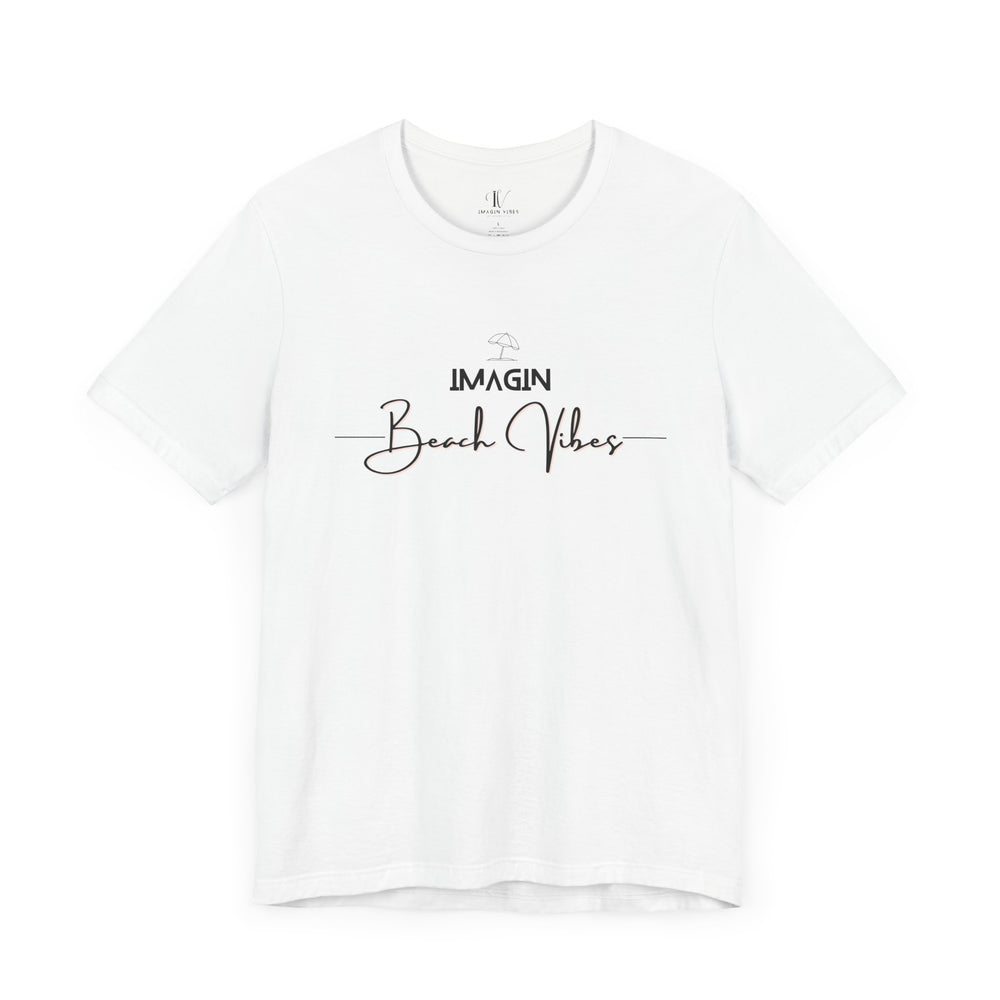 Imagin Beach Vibes Unisex Tee T-Shirt Printify White XS