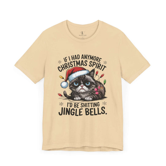 Christmas Spirit Tabby Cat Tee