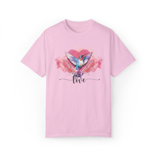 Hummingbird Love T-shirt T-Shirt Printify Blossom S