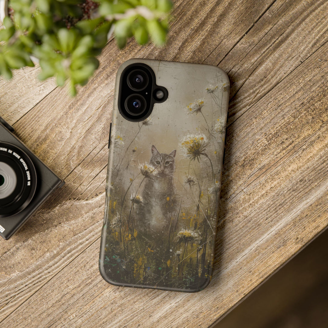 Impressionist Cat Tough Case Phone Case Printify iPhone 16 Plus Matte