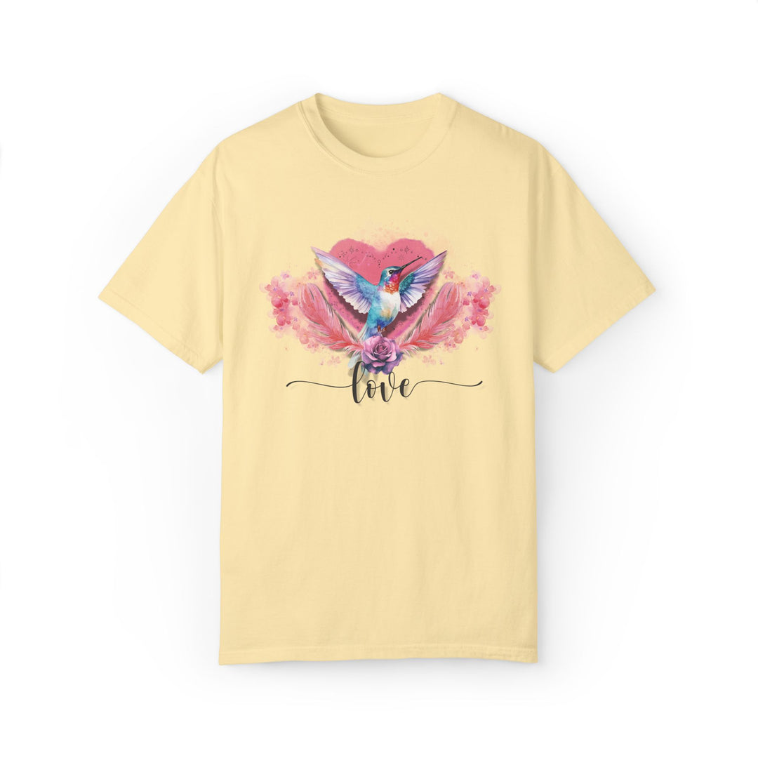 Hummingbird Love T-shirt T-Shirt Printify Banana S