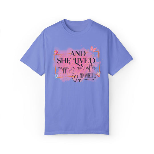 Empowering Divorcee T-shirt T-Shirt Printify Flo Blue S