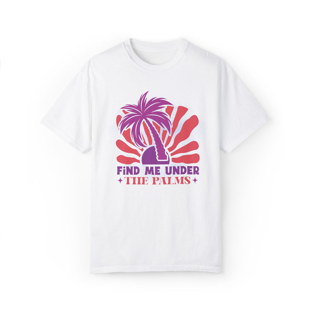 Vintage Palms T-Shirt for Summer Fun T-Shirt Printify White S