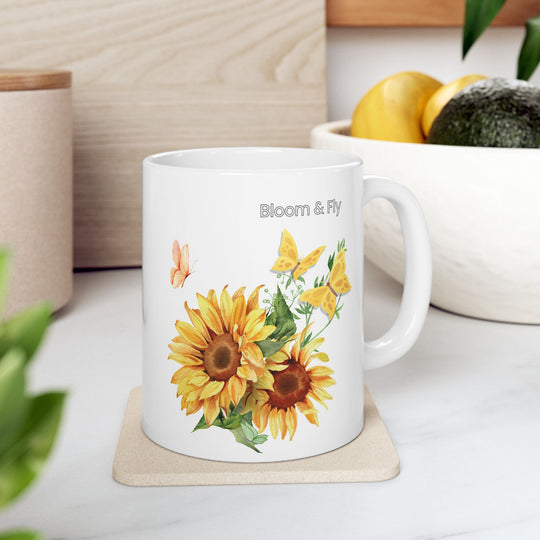 Sunflower Mug Mug Printify