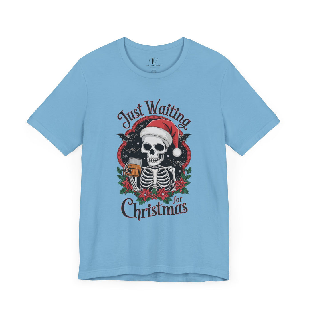 Holiday Skeleton Santa Tee