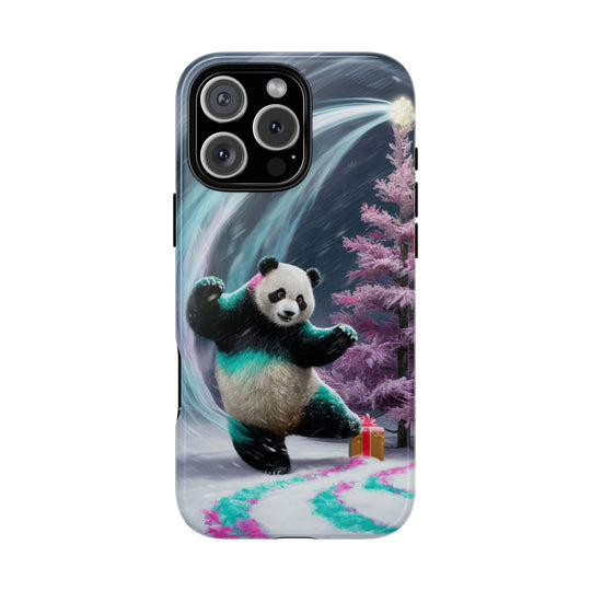 Christmas Panda Tough Case Phone Case Printify