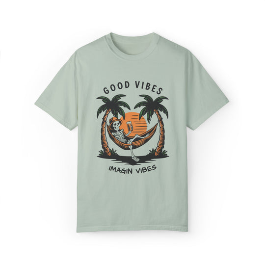 Skeleton Good Vibes T-shirt T-Shirt Printify Bay S