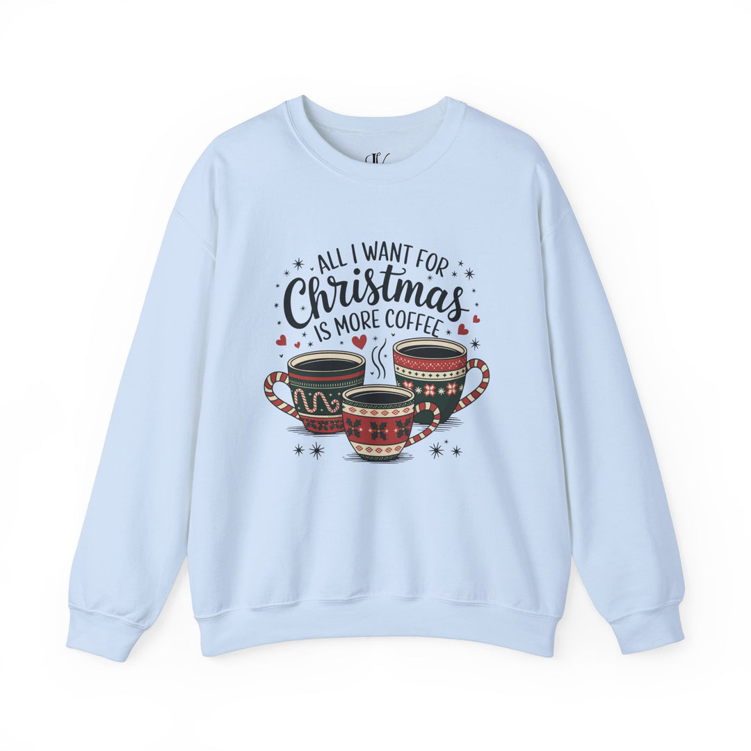 Coffee Lover Christmas Crewneck Sweatshirt