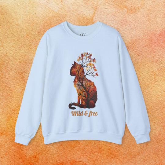 Wild & Free: Feline Fall Sweatshirt