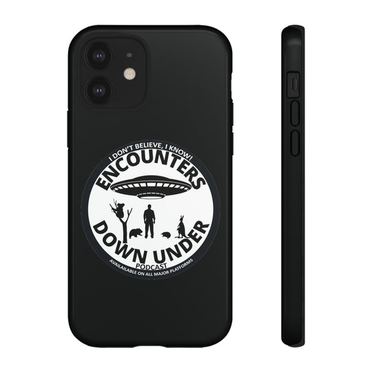 Encounters Down Under Podcast Tough Cases - Protect Your Tech with Podcast Swag Phone Case iPhone 12 Glossy 