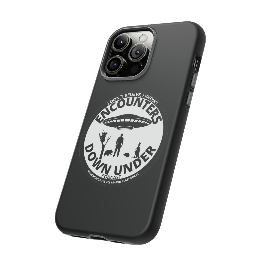 Encounters Down Under Podcast Tough Cases - Protect Your Tech with Podcast Swag Phone Case   