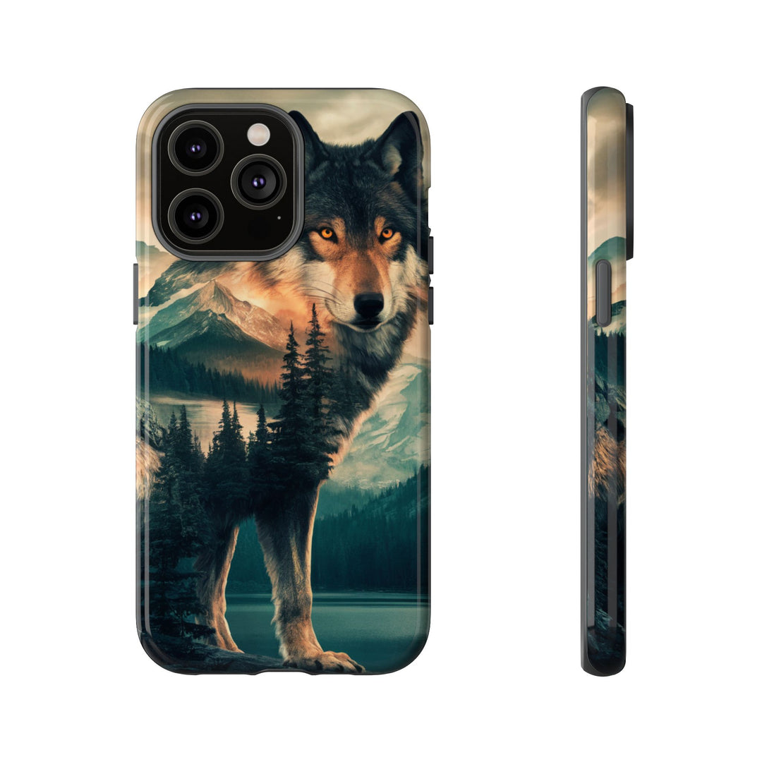 Wolf Tough Cases - Majestic Nature Landscape Phone Case Printify iPhone 14 Pro Max Glossy