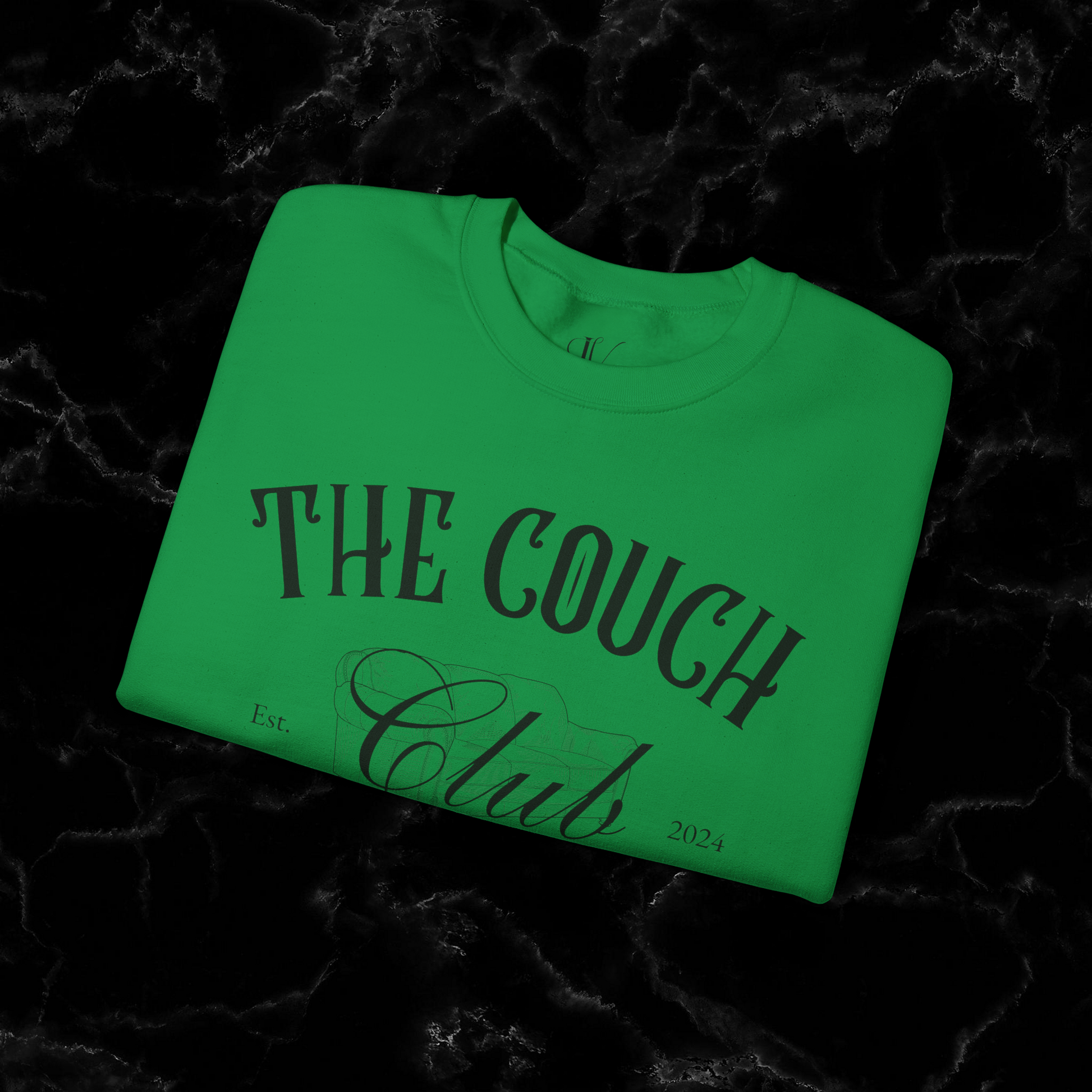 The Couch Club Crewneck Sweatshirt – Funny, Vintage, and Oversized: The Perfect Gift for Her and Your Best Friend Sweatshirt   