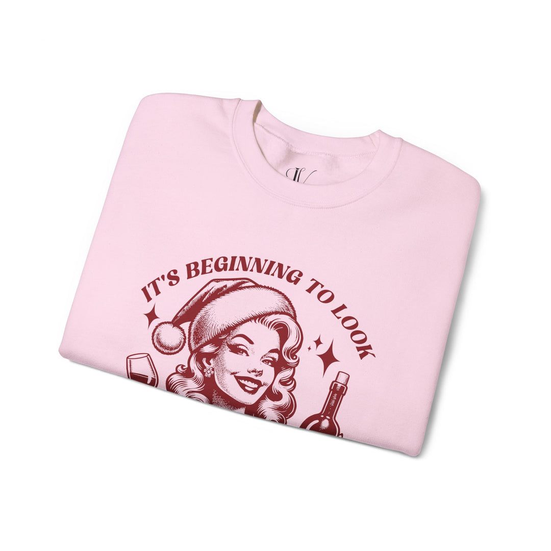 Holiday Wine Sweatshirt by Imagin Vibes Sweatshirt