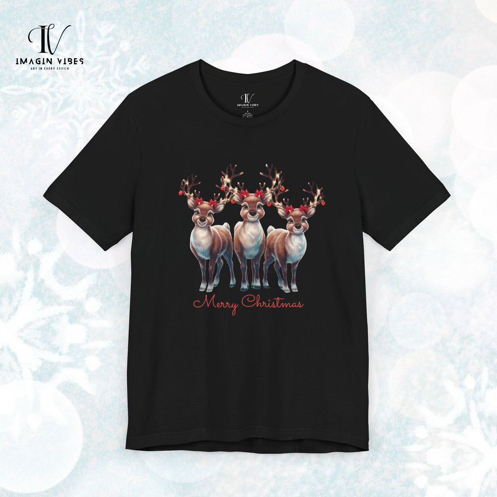 Cute Merry Christmas Reindeer T-Shirt