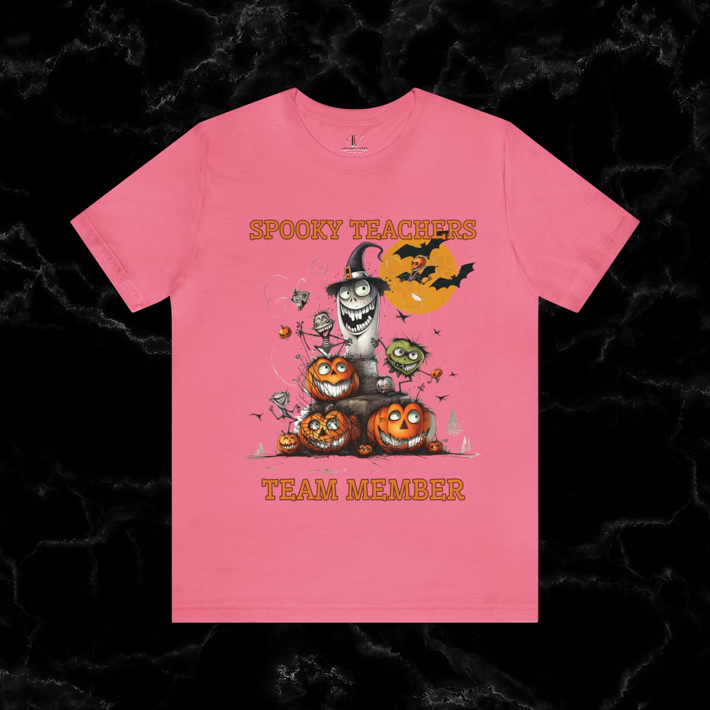 Spooky Teachers Team Member Unisex T-Shirt - Join the Fun with Halloween Vibes, Perfect for Educators Embracing the Spooky Spirit T-Shirt   
