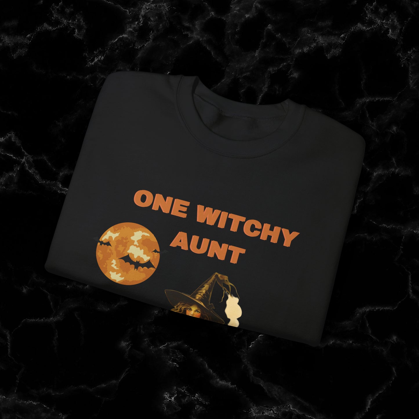 One Witchy Aunt Sweatshirt - Cool Aunt Shirt, Feral Aunt Sweatshirt, Perfect Gifts for Aunts Halloween Sweatshirt   