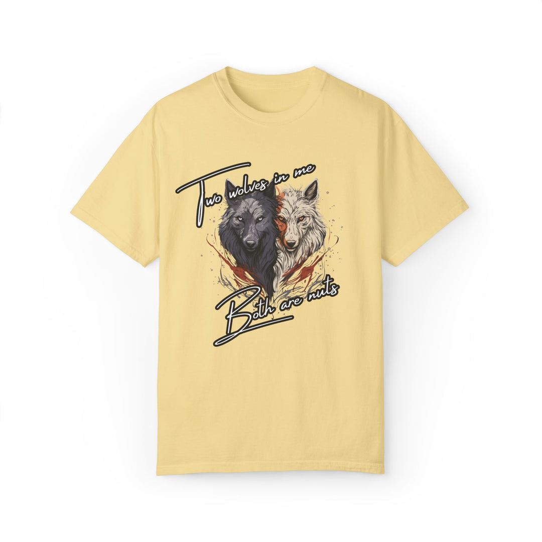 Wolf Graphic T-shirt - Playful and Provocative Tee T-Shirt Printify Butter S