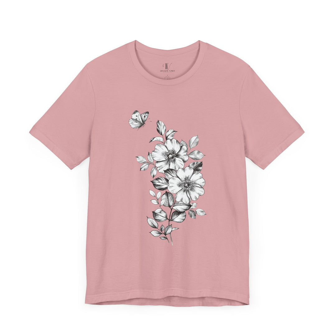 Rose and Butterfly Tee