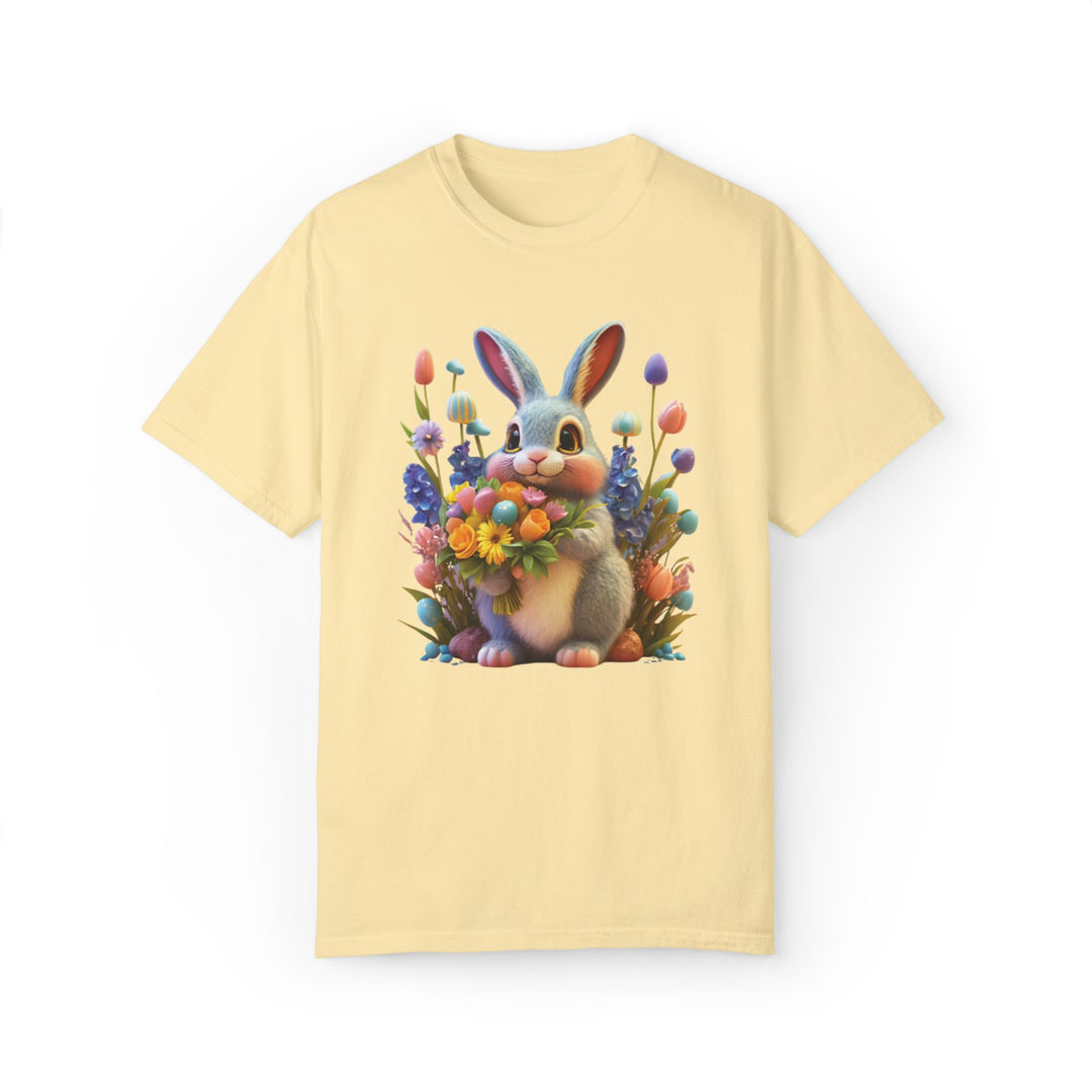 Bunny Bouquet T-shirt T-Shirt Printify Banana S