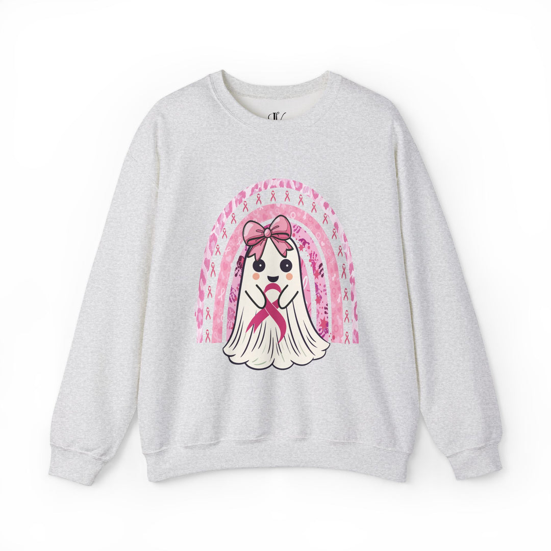 Cute Ghost Breast Cancer Support Sweatshirt