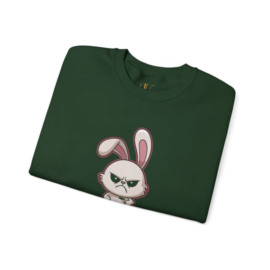 Crewneck Sweatshirt - 'I Left My Room For This' Bunny Sweatshirt Printify