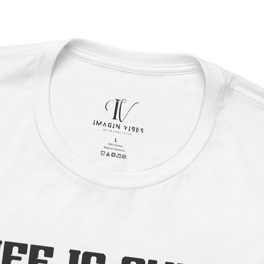 Floral Short Sleeve Tee - LIFE IS SWEET AND SO ARE YOU T-Shirt Printify