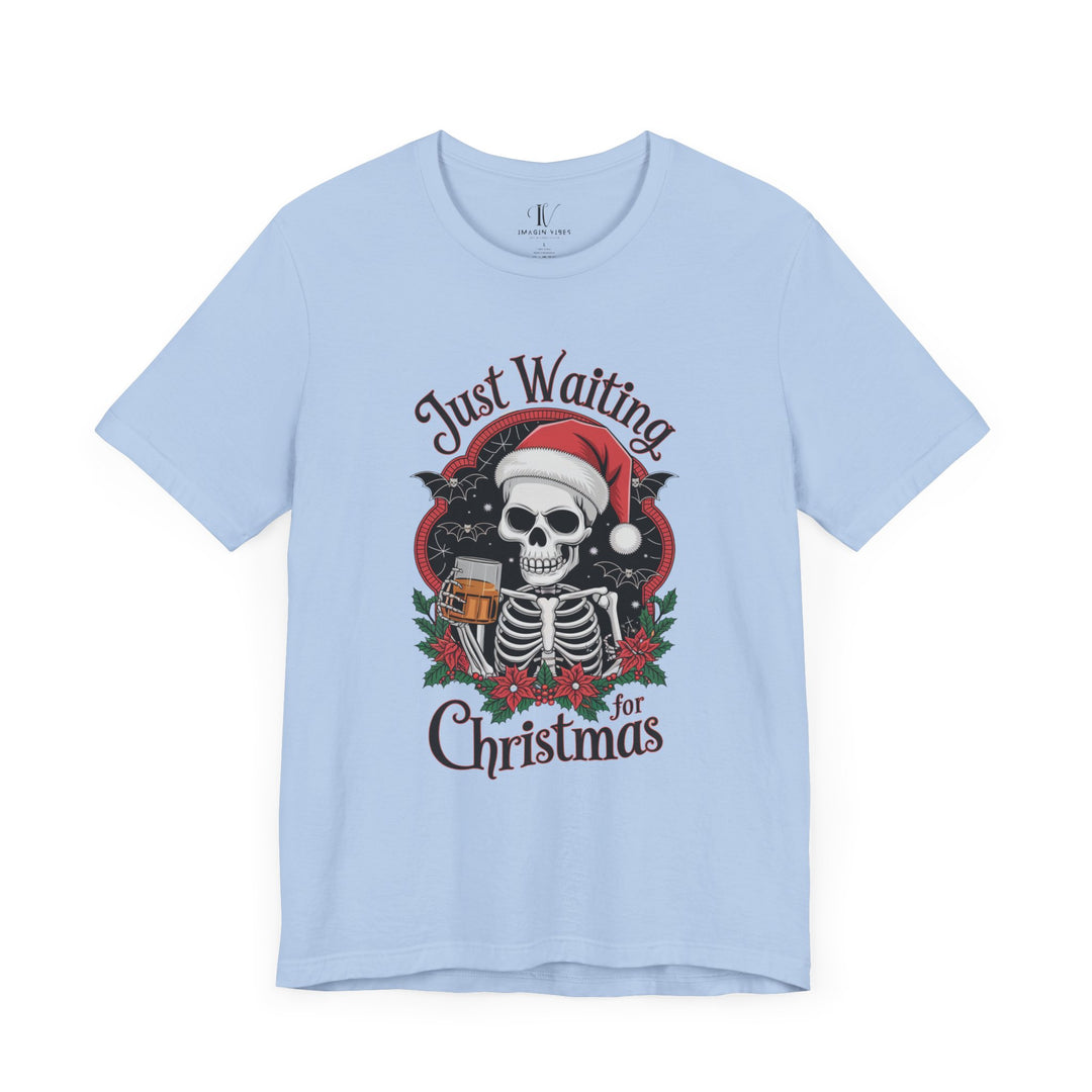 Holiday Skeleton Santa Tee