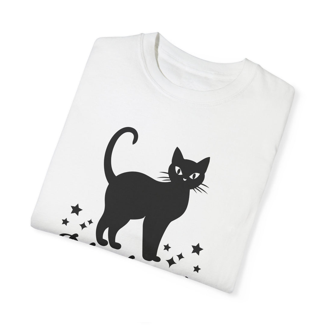 Black Cat Halloween T-Shirt T-Shirt Printify