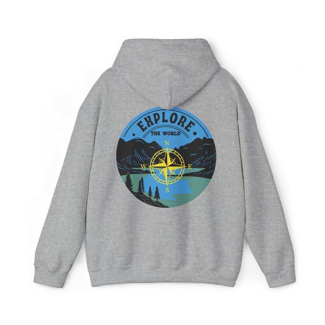 "Explore the World" Adventure Hoodie Hoodie Printify