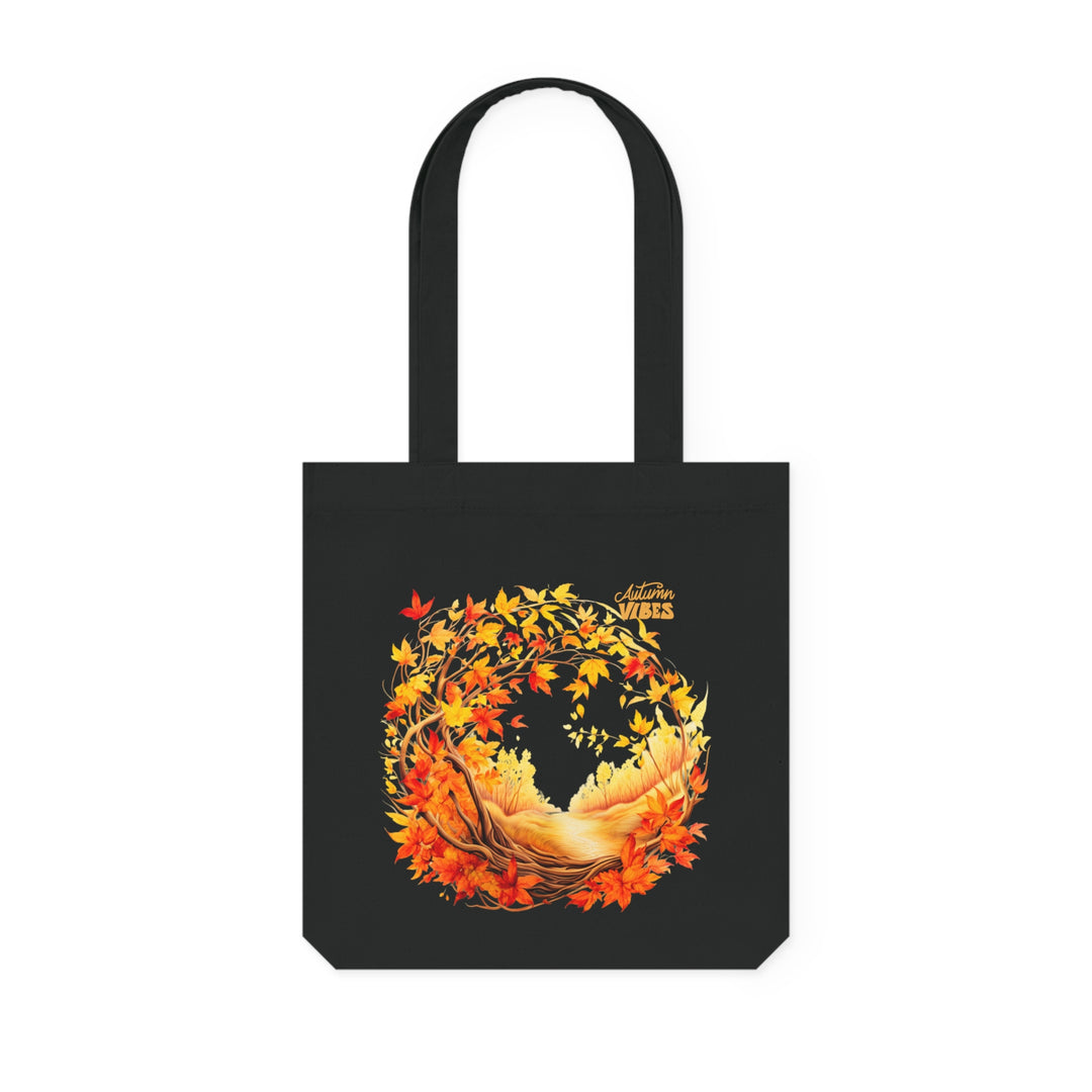 Imagin Vibes: Hello Autumn 2 Tote Bags Black 14.6" x 15.4" 