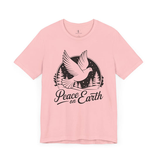 Peace on Earth Unisex Tee - Dove