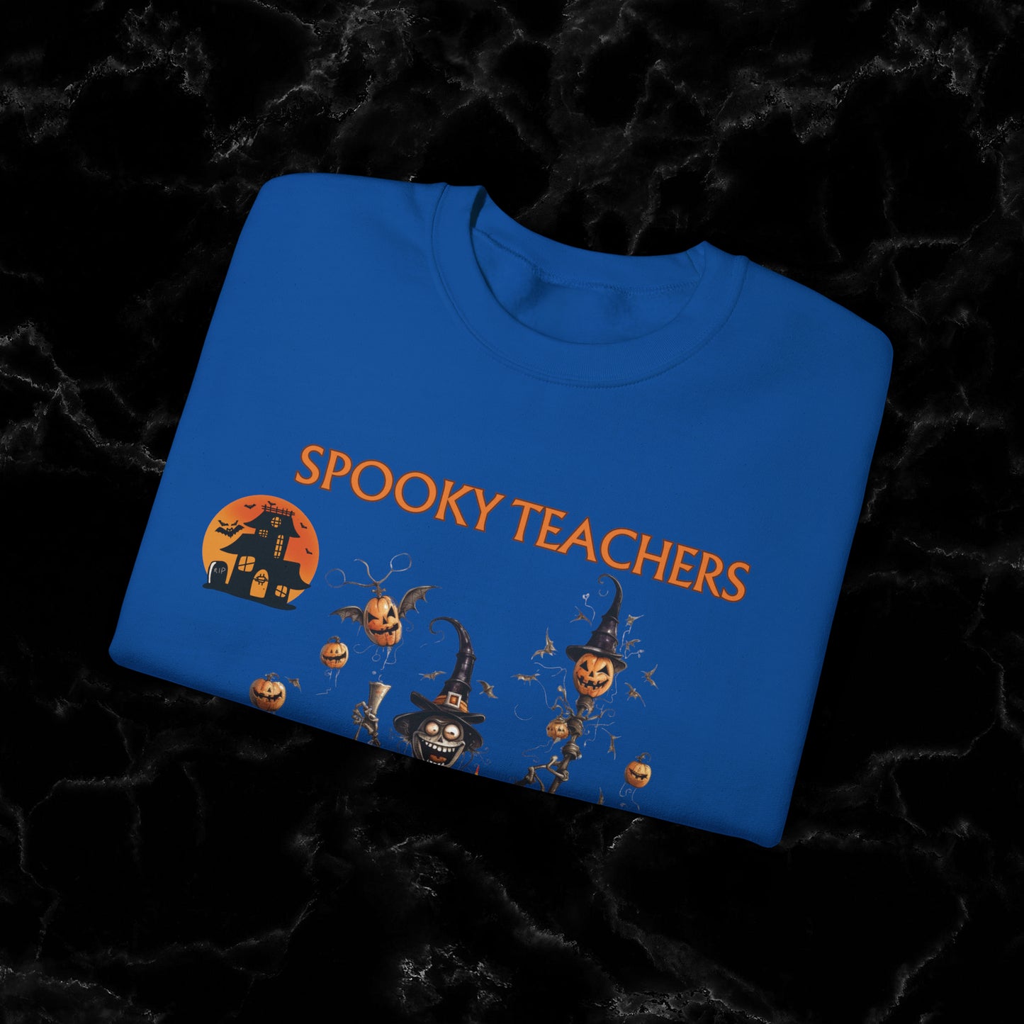 Spooky Teachers Sweatshirt - Embrace Feral Halloween Fun with this Halloween Spooky Sweatshirt for a Hauntingly Stylish Look Sweatshirt   
