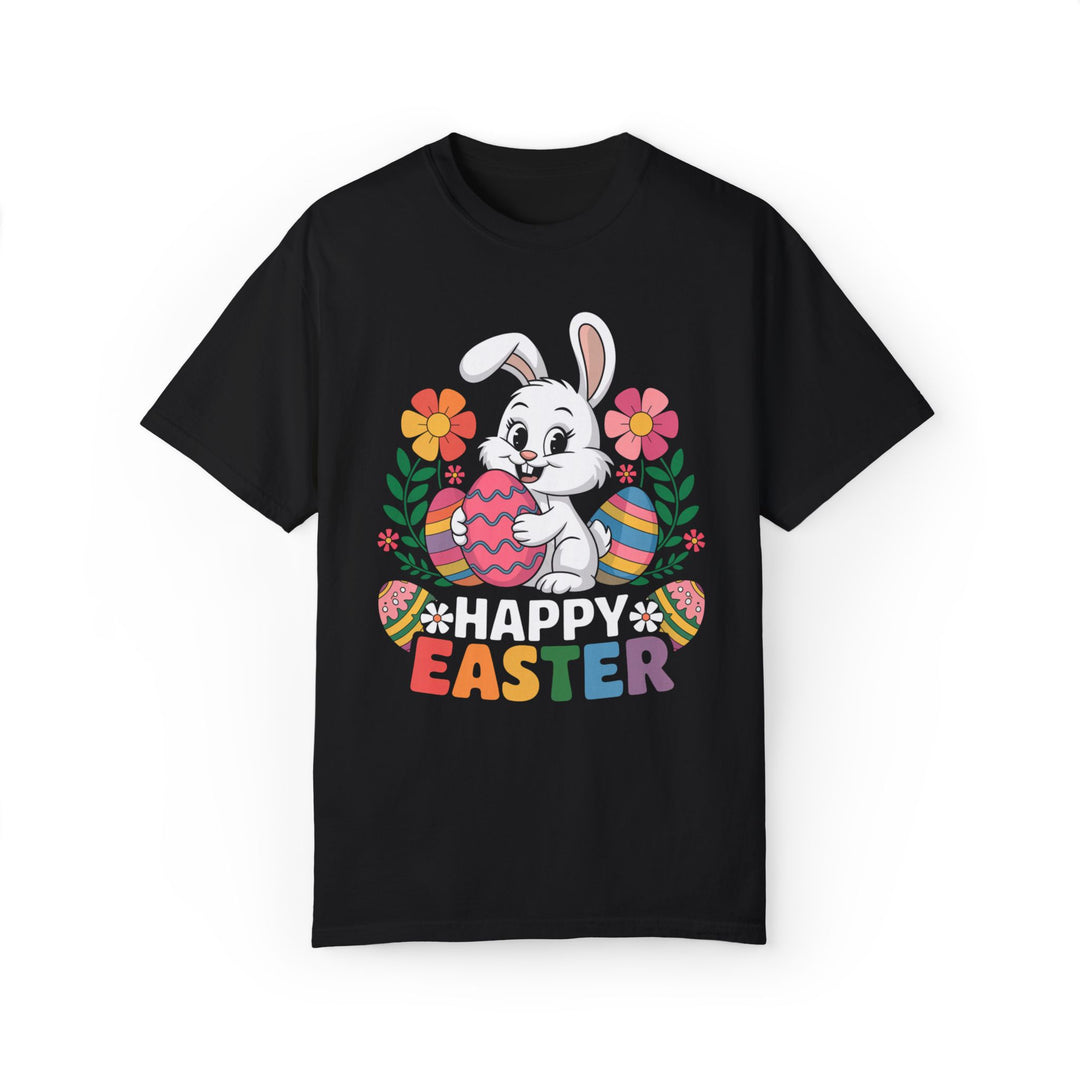 Easter Bunny T-shirt T-Shirt Printify Black S