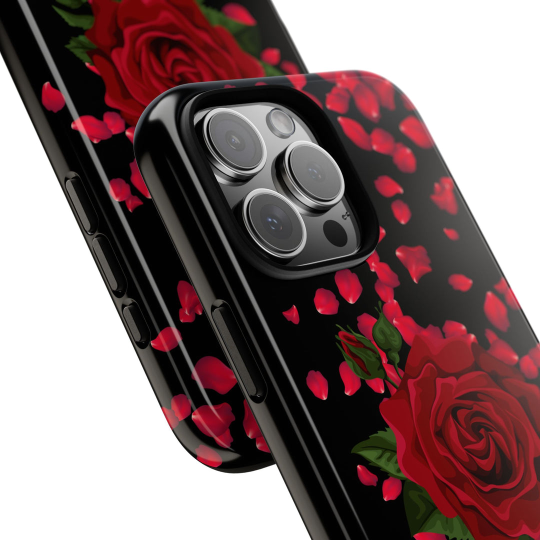 Phone Case - Red Rose Romantic Case Phone Case Printify iPhone 16 Pro Max Glossy