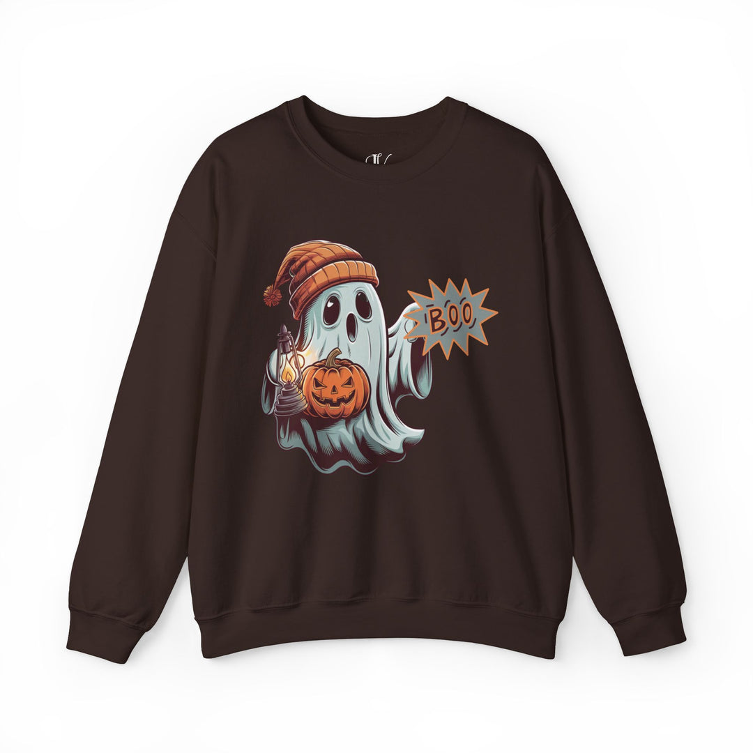 Boo! Cute Ghost Halloween Sweatshirt