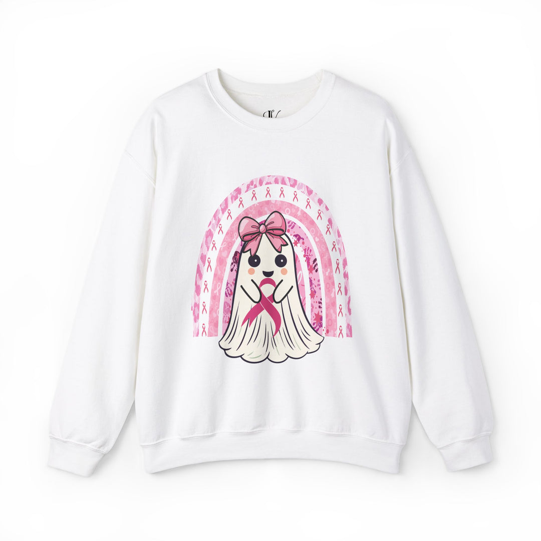 Cute Ghost Breast Cancer Support Sweatshirt