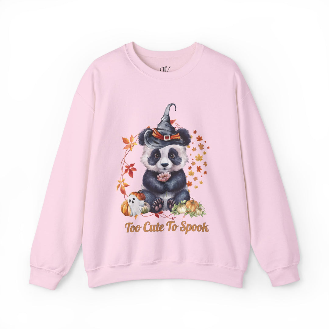 Too Cute to Spook: Panda Halloween Sweatshirt