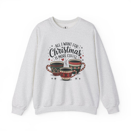 Coffee Lover Christmas Crewneck Sweatshirt