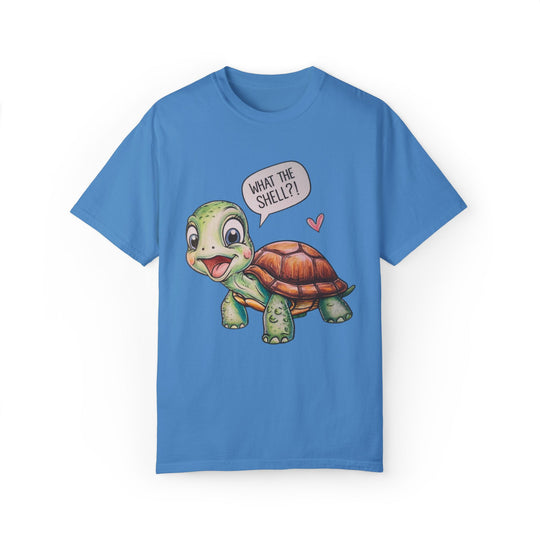 Turtle What The Shell T-Shirt T-Shirt Printify Royal Caribe S